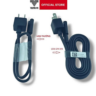 Dây Cáp Nguồn Tương Thích Cho Các Loại Sạc Surface Go Pro 1 2 3 4 5 6 7 8 9 X Surface Laptop TEEMOPC Hàng Nhập Khẩu