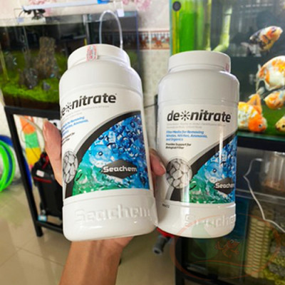 Vật liệu lọc Seachem De Nitrate 100ml, 1L, 4L, 20L yếm khí khử no3 bể cá tép thủy sinh
