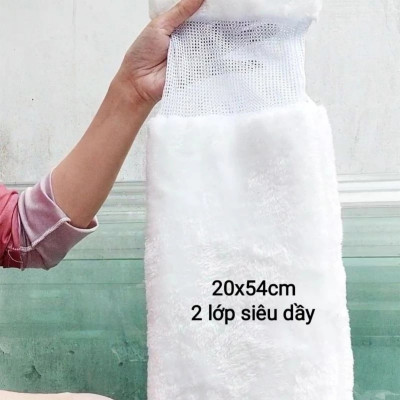 Túi Lọc Cặn Chống Tràn Hồ Cá 18x50cm (1/2 Lớp): Lọc Sạch Phân, Vệ Sinh Bể Hiệu Quả!