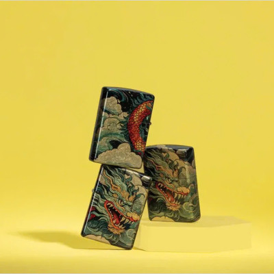  Bật lửa Zippo 46705 Dragon Fusion Design - Chính hãng 100%