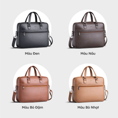 Cặp công sở Trita ( Thời trang nam đa năng - Cặp da TCA19 )