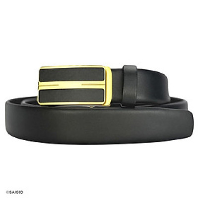 Dây Nịt Nam Da Bò Cao Cấp Bản 35mm, Khóa Tự Động Tiện Dụng - Bền Bỉ. Mẫu Dây Phù Hợp Với Quần Tây, Mang Đến Cho Bạn Phong Cách Lịch Lãm Và Sang Trọng - Hàng Chính Hãng SAIGIO