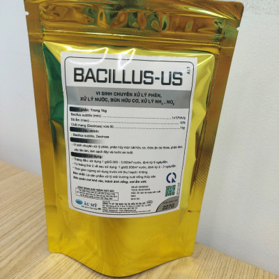 Bacillus us - vi sinh ăn phèn, xử lý nước ao nuôi