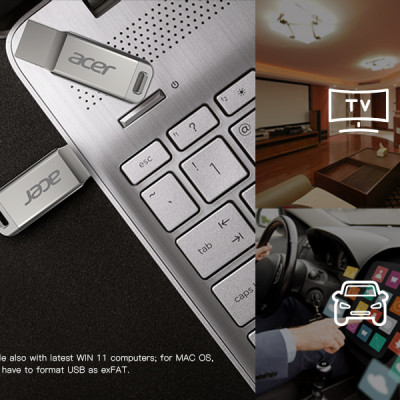 USB Acer UM310 32GB | 64GB | 128GB | 256GB | 512GB tốc độ đọc lên đến 115 MB/s USB 3.2 Gen 1 - Hàng chính hãng bảo hành 5 năm 