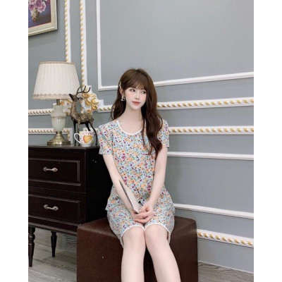 đồ bộ mặc nhà mẫu lửng chất lụa hàn