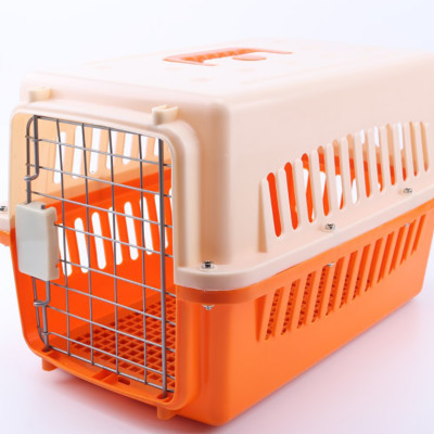 Lồng vận chuyển hàng không đây đủ phụ kiện cho thú cưng - Genyo pet carrier 003 (màu ngẫu nhiên)