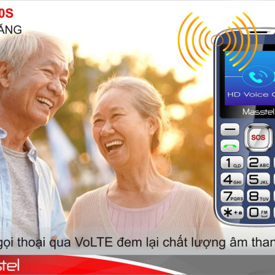 Điện thoại Masstel Fami 60S 4G(LTE) ,Bàn phím lớn, Khung viền kim loại - Hàng chính hãng
