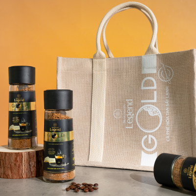 (Hàng tặng không bán) Túi vải đay Legend Gold