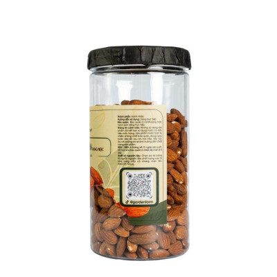 Hạt hạnh nhân GARDEN FARM hũ 500g