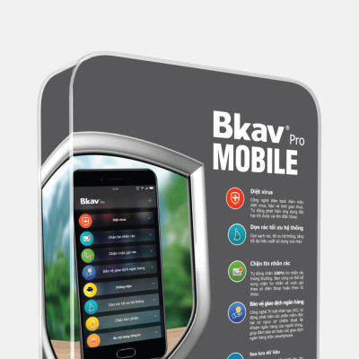 Phần mềm bảo vệ điện thoại Bkav Pro Mobile - Hàng chính hãng