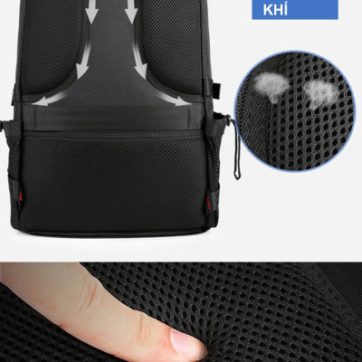 Balo laptop du lịch đi phượt thời trang dung tích siêu lớn hàng chính hãng YVan 1822