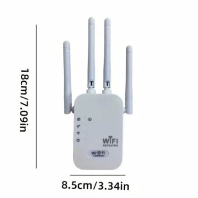 Kích sóng Wifi 4 râu tốc độ cao 300mpbs 2.4G Mở rộng vùng phủ sóng, cải thiện tốc độ mạng WiFi - Hàng chính hãng/ Hàng nhập khẩu