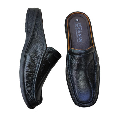 Dép Bít Mũi Nam Da Bò Thật TiTi ĐÔ Cao Cấp GSB20146b