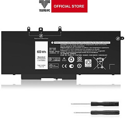 Pin Tương Thích Cho Laptop Máy Dell 5480 5580 5490 5590 - Đen - Đen - Hàng Nhập Khẩu New Seal TEEMO PC TEBAT1474