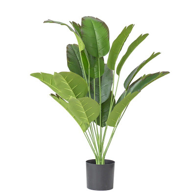 Cây chuối giả cảnh - cao 90cm - Cây giả, hoa lụa Decor trang trí nhà cửa