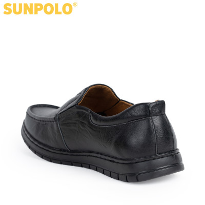 Giày mọi nam da bò SUNPOLO CS5074 Có 2 phiên bản màu