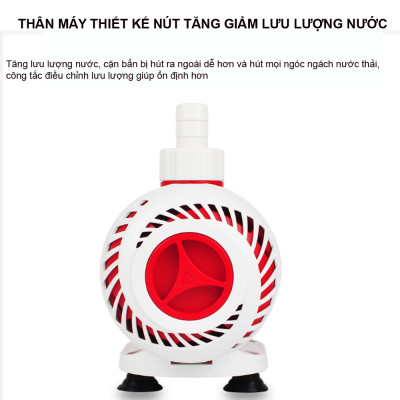 Bơm Hồ Cá BAOYU BY105 50W 4000L/H | Siêu Bền, Tiết Kiệm Điện, BH Uy Tín!