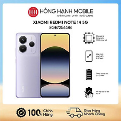 Điện Thoại Xiaomi Redmi Note 14 5G 8GB/256GB - Hàng Chính Hãng