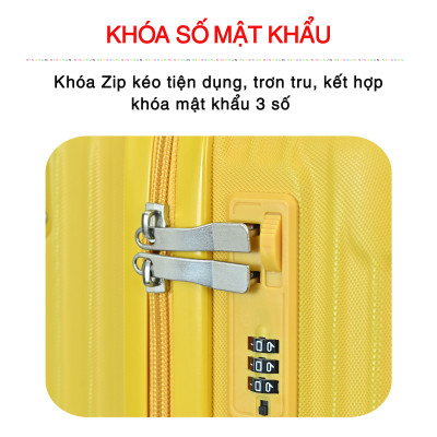Vali du lịch kéo Kingsun cao cấp Size 24inch KS-033