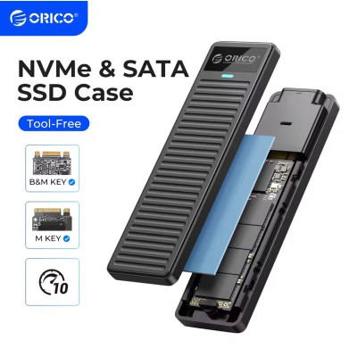 Box NVME Orico PDDM2C3-G2 hỗ trợ m2 NVME PCIe Gen3x4 / Gen4x4 Type C tốc độ 10Gbps – Hàng Chính Hãng