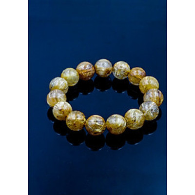 Vòng thạch anh tóc vàng VIP by Anqlo Lusso 