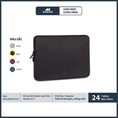 Túi chống sốc Rivacase 7703 dành cho Laptop 13.3" Hàng Chính Hãng