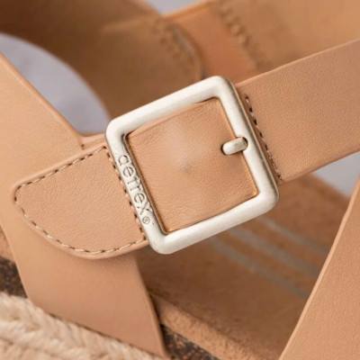 Sandal cao gót sức khỏe nữ Aetrex Anna Sand - Giày đế xuồng gót cao 8p, đệm nâng vòm, mềm nhẹ