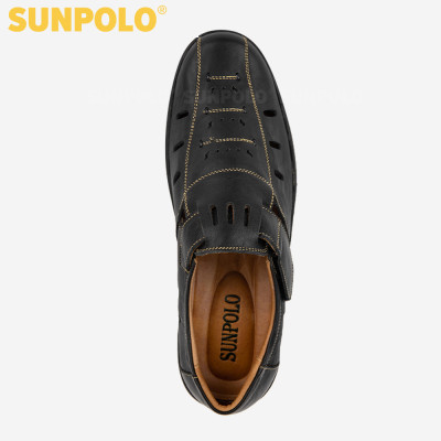 Giày Rọ Nam Da Bò SUNPOLO STA680 (Đen, Nâu)