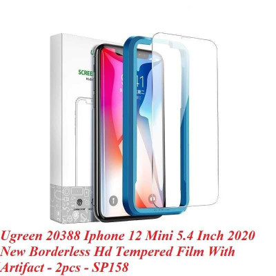 Ugreen UG20388SP158TK 2 miếng dán Iphone 12 Mini 5.4inch Trong suốt 9H cường lực bảo vệ chống rơi - HÀNG CHÍNH HÃNG