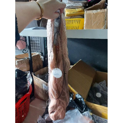 Tóc giả 2 mái xù sóng - Tặng lưới chùm tóc