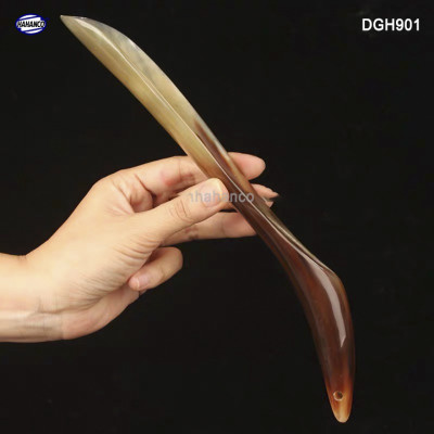Dụng cụ Đón gót giày bằng sừng nguyên chiếc (Dài 32-37cm) DGH901-35 - Đón gót giày mọi tư thế cho cả nam và nữ