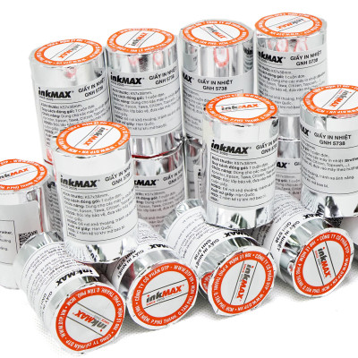 (Combo 50 cuộn) Giấy in nhiệt K57x38 - Giấy in Bill K57 - Giấy in hóa đơn K57 - Dùng cho các dòng máy in: XPRINTER, EPSON, BIXOLON, COGNITIVE, BIRCH, YAMAFUJI,C USTOM, SUPER PRINTER, TOPCASH, ANTECH, DATAPRINT, APOS, TAWA PRP, ATP