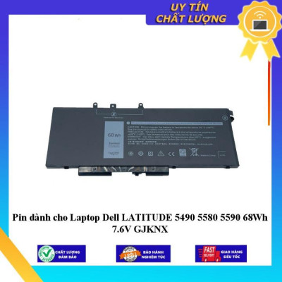 Pin dùng cho Laptop Dell LATITUDE 5490 5580 5590 68Wh 7.6V GJKNX - Hàng Nhập Khẩu New Seal