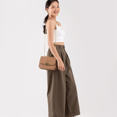 Túi Lata ( Thời trang nữ đi chơi size 18 - Túi đeo chéo da HN94 )