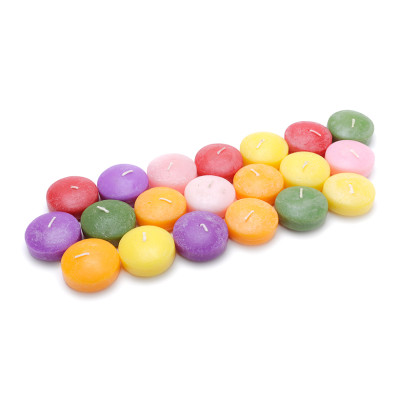 [10 màu] Nến thơm nến nổi thả nước EDC4526 5.6 x 2.5 cm cháy 7 giờ (Lựa chọn màu)