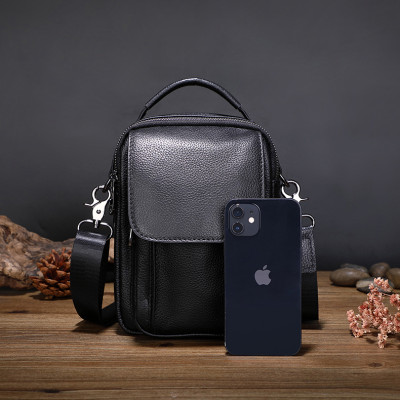 Túi đeo chéo nam DA BÒ THẬT – BEE GEE DCN9337