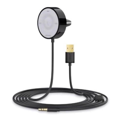 Ugreen UG30447CM124TK BT 4.1 màu Đen Thiết bị nhận âm thanh Bluetooth trên xe hơi chuẩn 3.5mm - HÀNG CHÍNH HÃNG