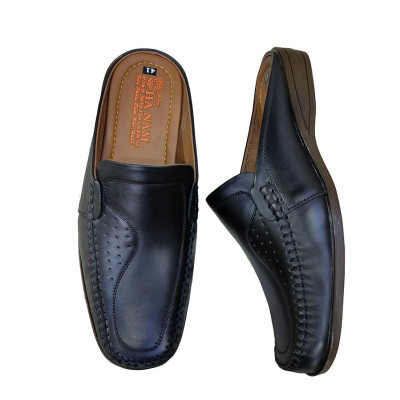 Dép Bít Mũi Nam HÀ NAM Da Bò Thật Cao Cấp GSB20151