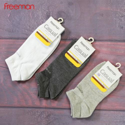 Combo 3 đôi Tất vớ cổ ngắn, chất liệu cotton FREEMAN [SOC20...]