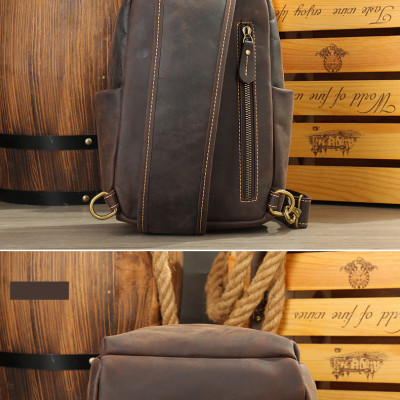 Túi đeo chéo nam DA BÒ THẬT phong cách mới  - BEE GEE DCN9297