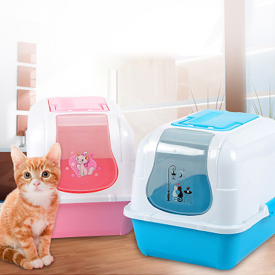 Nhà vệ sinh cho mèo loại hộp kín có lọc khí không mùi (nhiều tùy chọn)