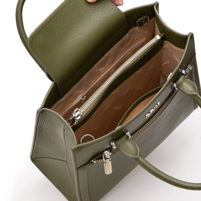 Túi Xách Tay Công Sở Túi Đeo Chéo Nữ GENCE TX16 Chất Liệu Da Bò Cao Cấp Màu Bosco