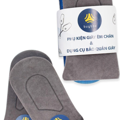 Bộ 4 miếng lót độn đế silicone tổ ong tăng 3.5cm chiều cao - buybox - BBPK43