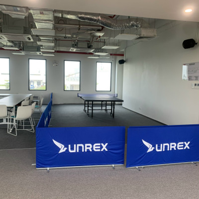 Ring chắn bóng bàn dài 140cm rộng 75cm, bạt quây chắn bóng bàn cho gia đình và câu lạc bộ thể thao