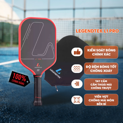 Vợt Pickleball Legendtek L1 Pro Cao Cấp - Xanh Nhạt - Lõi Poly Siêu Nhẹ, Mặt Carbon Cường Lực, Kiểm Soát Toàn Diện