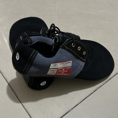 Giầy đá cầu da lộn 2 lớp, giầy mỏ vịt đá cầu T THIEN TRUONG SPORT 