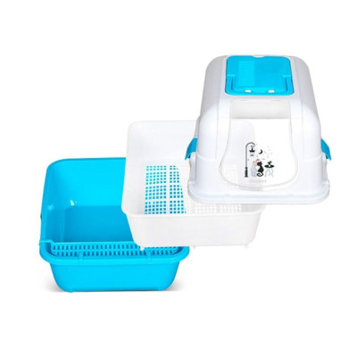 Nhà vệ sinh cho mèo loại hộp kín có lọc khí không mùi (nhiều tùy chọn)