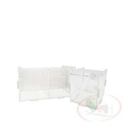 Box mica DIY hít treo đa năng lồng tách dưỡng cây cá tép