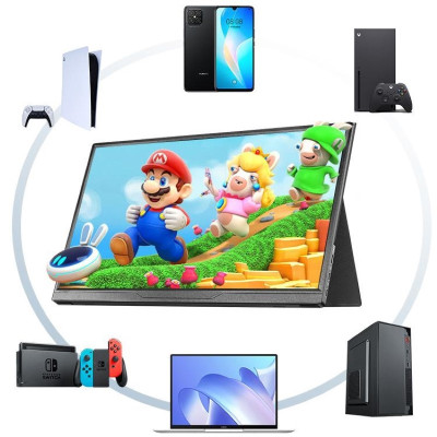 Màn hình di động 15,6 inch Full HD IPS ( 1920 x 1080 ) cho máy tính , laptop , smartphone , máy game