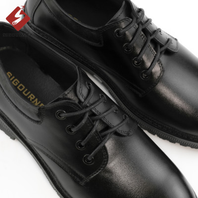 Giày Doctor Da Bò Full Đen SIGOURNEY Trẻ Trung Nam Tính SDR-03 Bảo Hành 18 Tháng